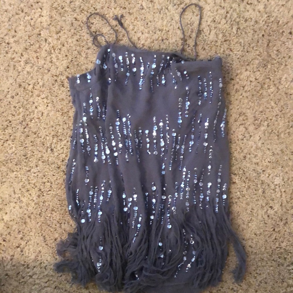 Free People Crystal Clear Dress Perwinkle